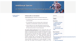 Desktop Screenshot of ambisexualspecies.com